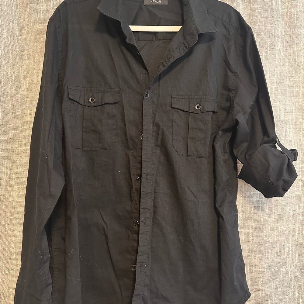 Alfani Black Men's Shirt